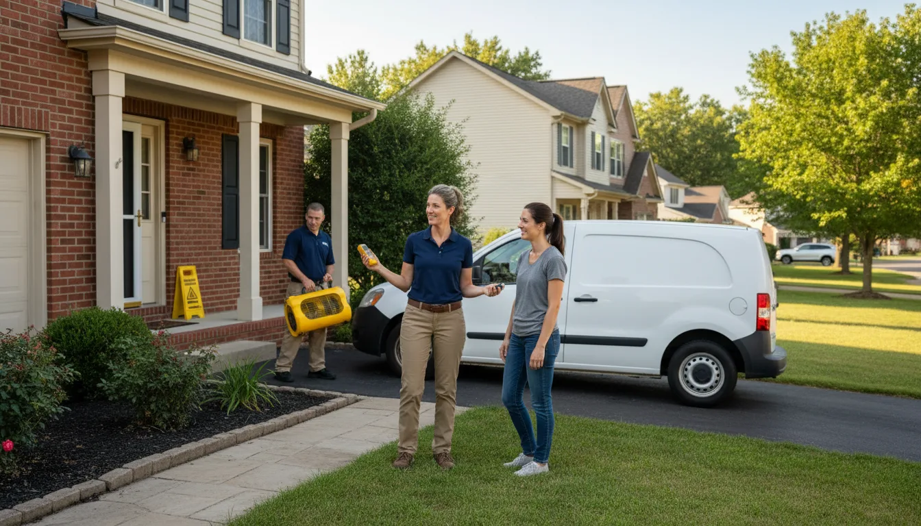 Water restoration image for Water Damage & Restoration Services in Newfield, NY